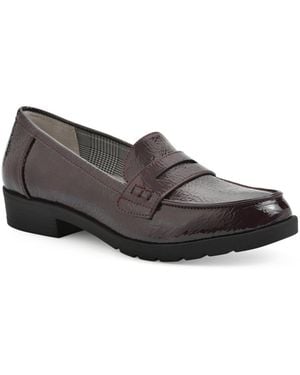 White Mountain Galah Block Heel Loafer - Brown