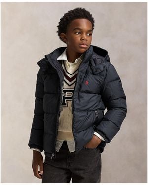 Polo Ralph Lauren Big Boys Ripstop Down Hooded Jacket - Blue