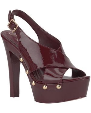 Jessica Simpson Caulira Crossband Platform Sandals - Purple