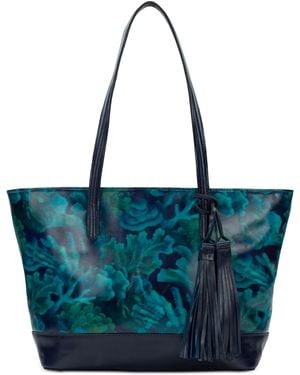 Patricia Nash purchases Toscano tote half calf Zebra leather bag