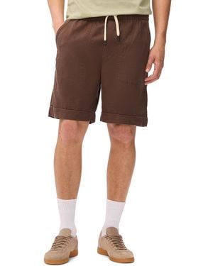 Buffalo David Bitton Relaxed Look Shorts - Brown