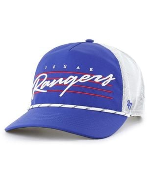 '47 Texas Rangers Brrr Downburst Mesh Hitch Adjustable Hat - Blue
