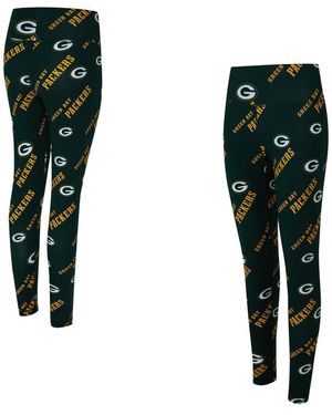 Concepts Sport Bay Packers Mosaic Allover Print leggings - Green