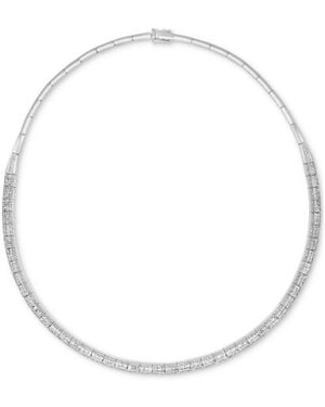 Effy Effy Diamond Round & Baguette 17" Collar Necklace (4 Ct. T.w. - Natural