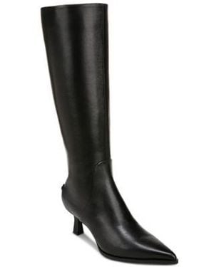 Circus by Sam Edelman Yulia Kitten Heel Dress Boots Regular Wide Calf - Black