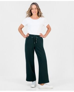 Style & Co. Petite Cloud Fleece Sweatpants - Blue