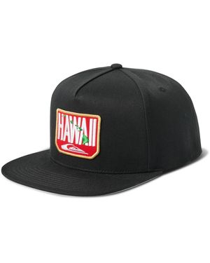Quiksilver Hi Pauhana Snapback Trucker Hat - Black