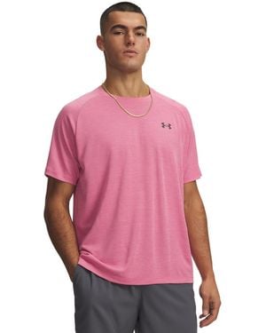 Under Armour Ua Tech Textured Performance T-shirt - Pink