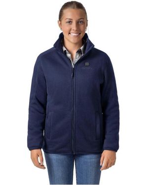 Ororo 4-zone Heated Fleece Jacket - Blue