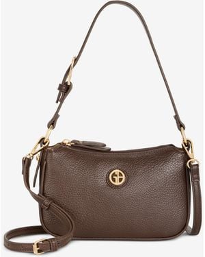 Giani Bernini Colorblock Pebble Crossbody - Brown