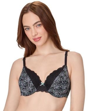 Maidenform Comfort Devotion Extra Coverage Lace Shaping Underwire Bra 9404 - Black