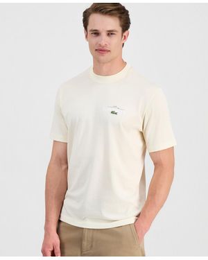 Lacoste Short-sleeve Printed T-shirt - White