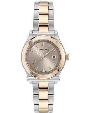 Ferragamo 1927 Stainless Steel Bracelet Watch 33mm - White