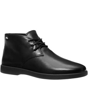 Michael Kors Wesley Suede Chukka Lace-up Boot - Black