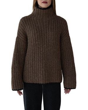 SSKEIN Sylvie Handknit Pullover - Brown
