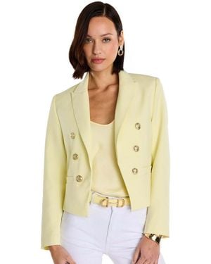 The Noli Shop Gabrielle Double Breasted Blazer - Multicolor