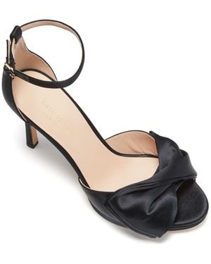 Kate Spade Bridal Satin Evening Dress Heels - Black