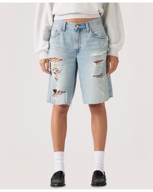 Levi's baggy Dad Mid-rise Shorts - Blue