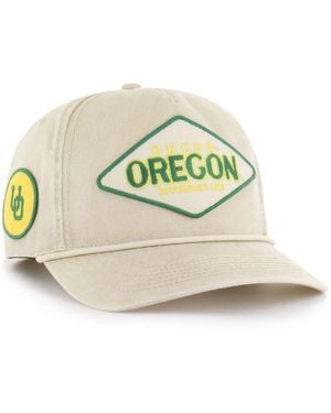 '47 And Oregon Ducks Outdoorsmen Cairn Hitch Adjustable Hat - White