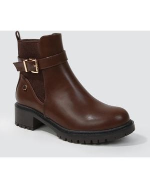 BERNESS Shane Chelsea Booties - Brown