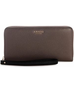 Guess Bethany Mini Zip Around Wallet - Brown