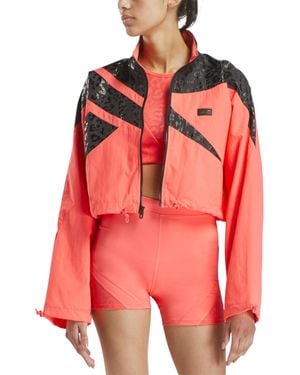 Reebok X Angel Reese Zip-front Long-sleeve Jacket - Red