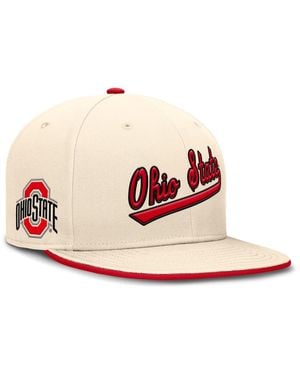 Nike Ohio State Buckeyes Primetime True Performance Fitted Hat - Pink