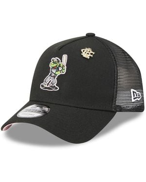 KTZ Chicago White Sox 2025 Big League Chew A-frame 9forty Adjustable Trucker Hat - Black