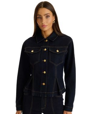 The Noli Shop Bethanie Denim Jacket - Blue