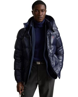 Polo Ralph Lauren The Gorham Glossed Down Jacket - Blue