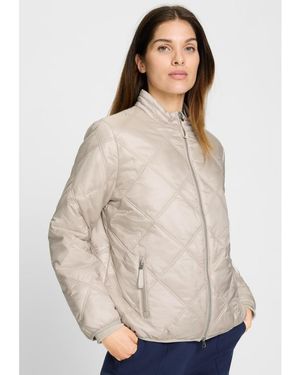 Olsen Diamond Quilted Jacket - Natural