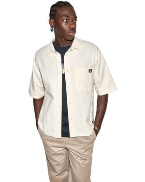 Converse Regular-fit Short-sleeve Collared Shirt - Natural