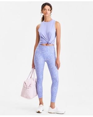 ID Ideology Harbor Ditsy Compression leggings - Blue