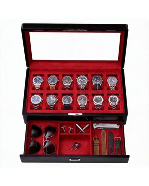 Yigii Luxury Watch Box - Red