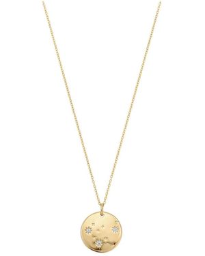 Bearfruit Jewelry Star Constellation Necklace 12 Zodiac Signs - Metallic