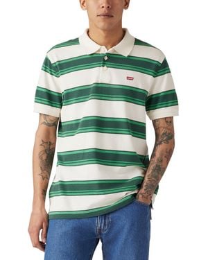 Levi's Housemark Regular Fit Short Sleeve Polo Shirt - Green