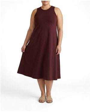 UNIVERSAL STANDARD Plus Size Sardinia Tank Dress - Purple