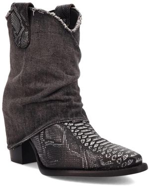 Dingo Denim Dream Leather Bootie - Black