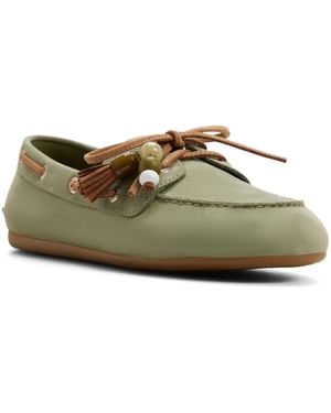 Sperry Top-Sider Slimboat Lace-up Flats - Green