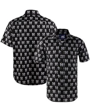 Section 119 Pink Floyd Division Bell Button-down Shirt - Black