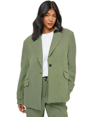 Warehouse Vented Back Blazer Co-ord - Green