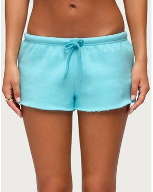 Edikted Cutie Sweat Shorts - Blue