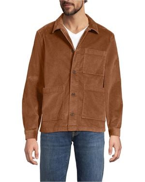 Lands' End Corduroy Chore Jacket - Brown