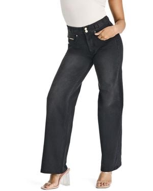 Freddy High-rise Shaping Wide Leg Jeans - Blue