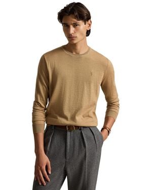 Polo Ralph Lauren Regular-fit Lightweight Crewneck Sweater - Multicolor