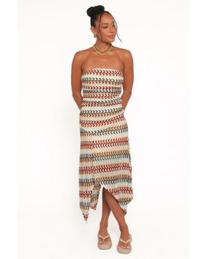 Petal & Pup Mickenna Sweetheart Frill Midi Dress in Green | Lyst