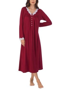 Eileen West Sweater-knit Ballet Nightgown - Red