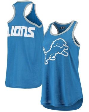 G-III 4Her by Carl Banks Detroit Lions Tater Tank Top - Blue