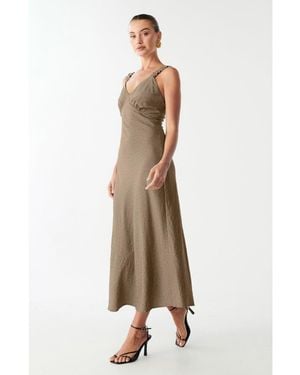 ST MRLO Tide Midi Dress - Natural