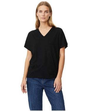 Masai Mabadu V-neck Short Sleeve T-shirt - Black